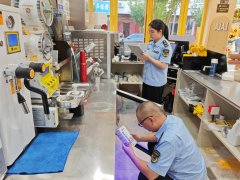 对辖区校园周边餐饮开展开学季食物平安排查整